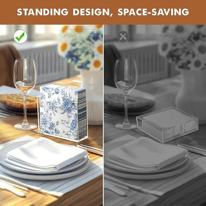 Kordory Acrylic Napkin Holder for Table, Modern Square Paper Napkin Holders for - Image 3