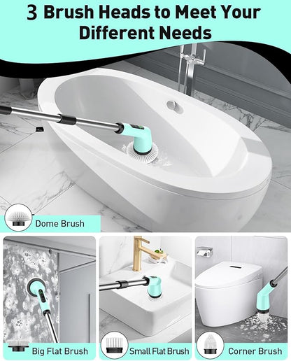 Electric Spin Scrubber for Cleaning Bathroom, Shower Scrubber Cordless Cleaning - Image 4