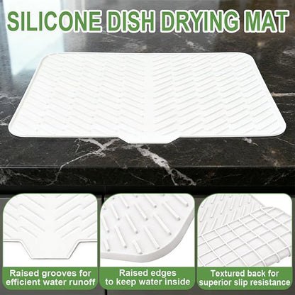 Silicone Drying Mat, Heat-Resistant, Eco-friendly, Hygienic Drying Pad - Image 4