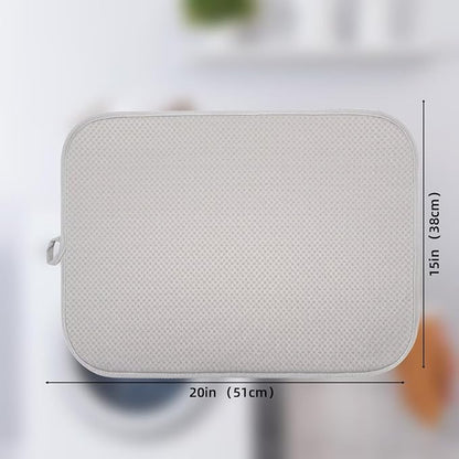 2 Pack Dish Drying Mat, Dish Drying Mats - Image 2