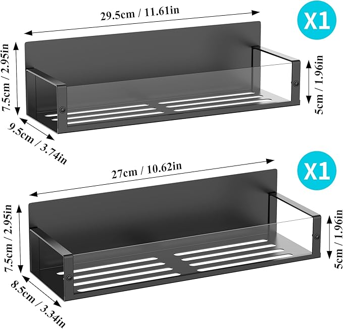 HuggieGems 2 Pack Magnetic Spice Storage Rack Organizer - Image 6