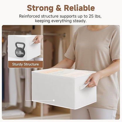 StorageWorks Collapsible Shelf Baskets, Storage Bins - Image 6