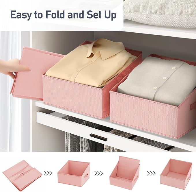 DIMJ Closet Storage Bins 12 Pack - Image 5