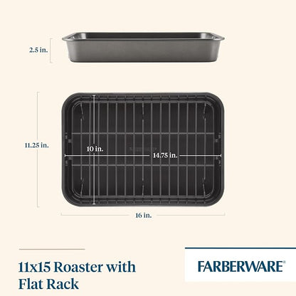Farberware Bakeware Nonstick Steel Roaster - Image 2