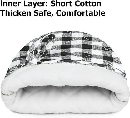 Short Oven Mitts, Heat Resistant 500°F, Silicone Grip Kitchen Gloves, Non-Slip - Image 4