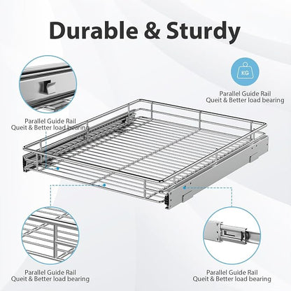 ZOINLIY Pull Out Cabinet Organizer, Versatile Slide Out Kitchen Organizers and - Image 5
