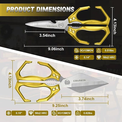 Dream Reach Kitchen Scissors Heavy Duty Kitchen Shears - Image 5