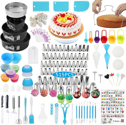 Cake Decorating Kit Cake Decorating Supplies, 66 Icing Piping Nozzles, Cake by Unknown