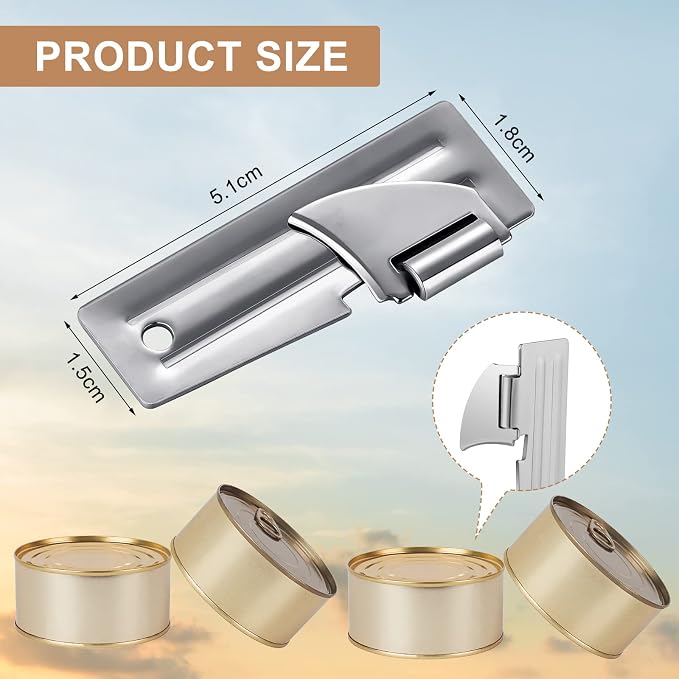 Chumia 80 Pieces P-51 Camping Can Opener Stainless Steel Military Survival Army - Image 2