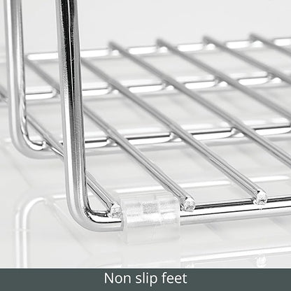 mDesign 3 Slot Tray and Pan Rack — Metal Wire Rack - Image 4