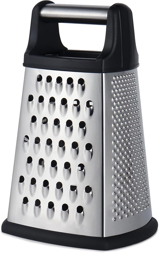 Kaishun Professional Cheese Grater, 4-Sided Stainless Steel Box Grater by Kaishun