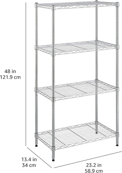 Amazon Basics 4-Shelf Adjustable Storage Shelving Unit - Image 9