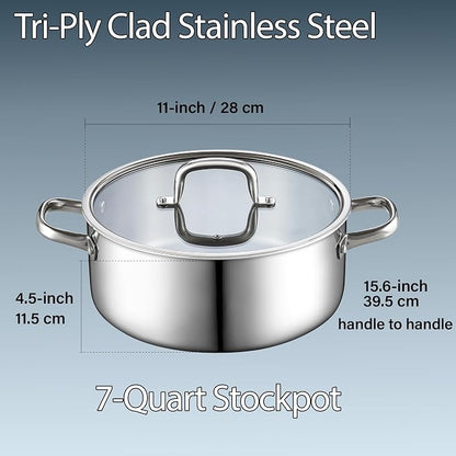 Cook N Home Stainless Steel Stockpot - Image 8