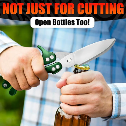 Heavy Duty Poultry Shears – Kitchen Shears Dishwasher Safe, Spring-Loaded - Image 9