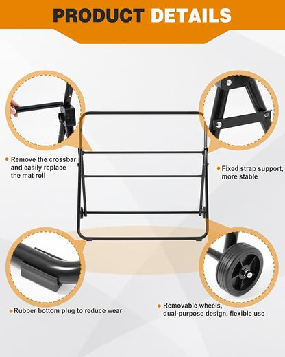 Blulu Adjustable/Mobile Mat Roll Holder - Image 6