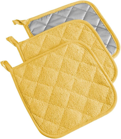 DII Basic Terry Collection Quilted 100% Cotton, 3 Piece by DII