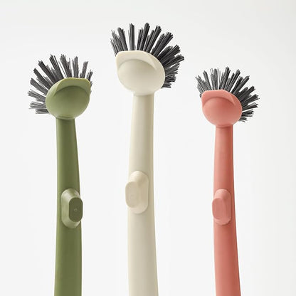 Earth & Mango Magnetic Dish Brush & Scraper, Snaps to Sink, Non-Scratch - Image 7