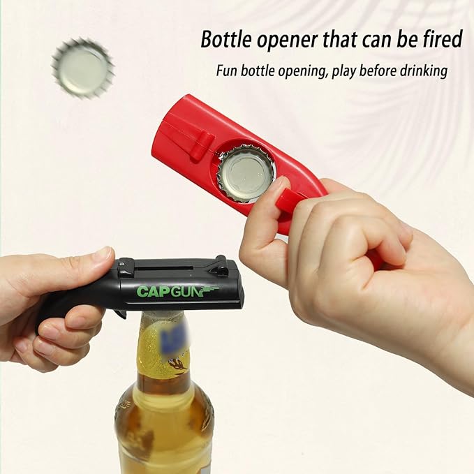 Black Cap Gun Bottle Opener - Image 8