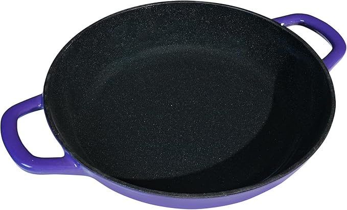 Flavehc Braiser Enameled Cast Iron Braiser 3 qt Braiser Pan - Image 6
