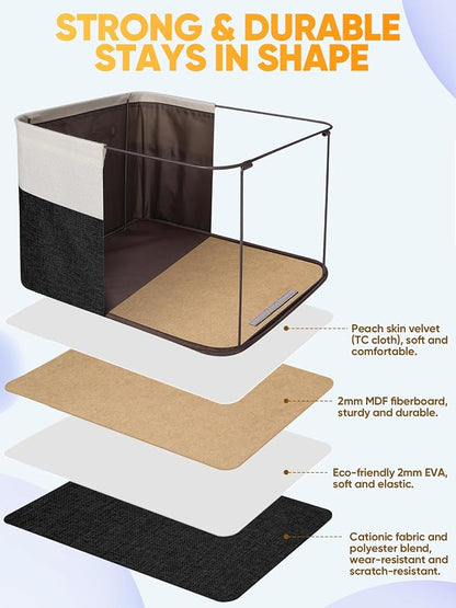 BALEINE 2 Pack Fabric Closet Storage Bins - Image 3