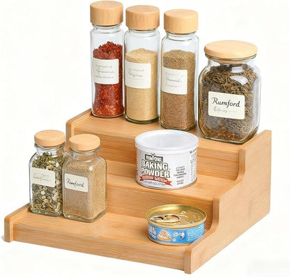 JinDoWin 2 Pack Cabinet Spice Rack Organizer - Image 9