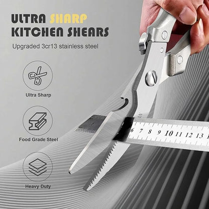 Huusk Kitchen Scissors Set, Poultry Shears Heavy Duty - Image 2