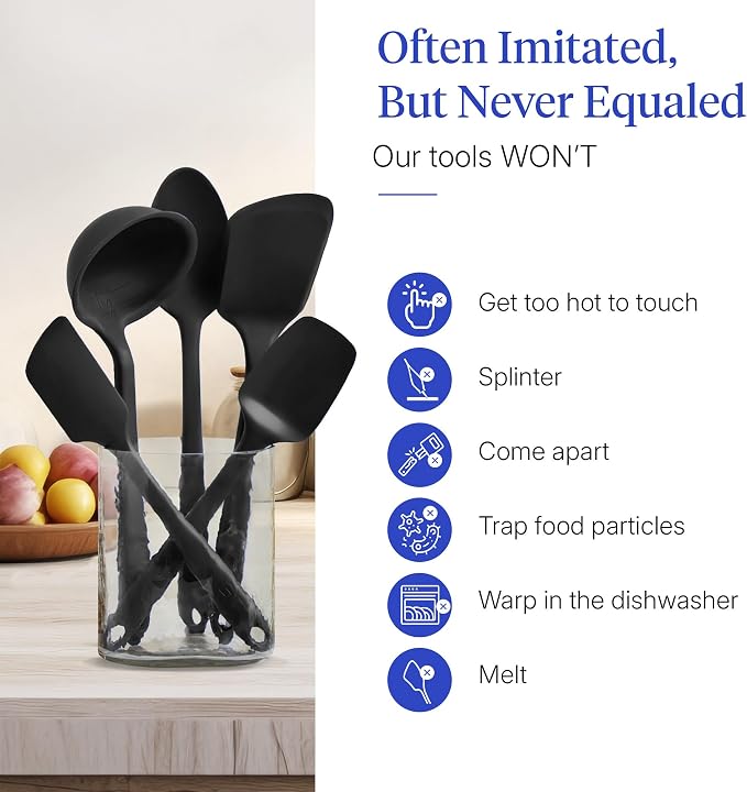 GIR: Get It Right 5-Piece Silicone Ultimate Kitchen Utensils Set - Image 5