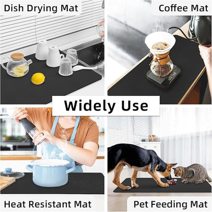 LOPNUR Kitchen Dish Drying Mat, 31.5"x17" Extra Large Dish Drying Mats - Image 7