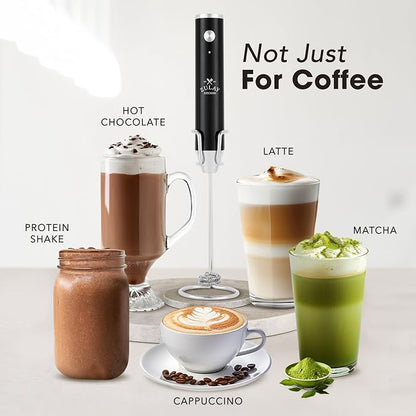 Zulay Kitchen Rechargeable Milk Frother Handheld - Image 3