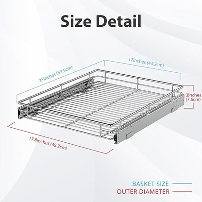 ZOINLIY Pull Out Cabinet Organizer, Versatile Slide Out Kitchen Organizers and - Image 6