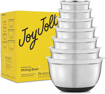 JoyJolt Stainless Steel Mixing Bowls - Image 9
