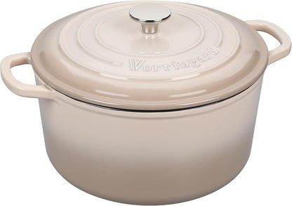 VORRINGARD Enameled Cast Iron Dutch Oven Pot - Image 7