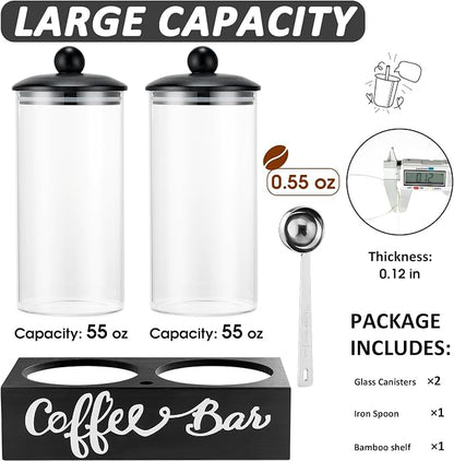 Yangbaga Glass Sugar Coffee Canister - Image 2