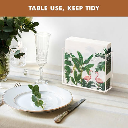 Kordory Acrylic Napkin Holder for Table, Modern Square Paper Napkin Holders for - Image 5