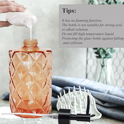 12Oz Small Glass Soap Dispenser - Image 4
