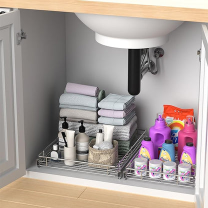 ZOINLIY Pull Out Cabinet Organizer, Versatile Slide Out Kitchen Organizers and - Image 7