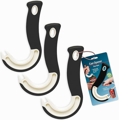 Ultimate Easy Open Ring Pull Can Opener 3 Pack by Jokari. Durable Non Slip by Jokari