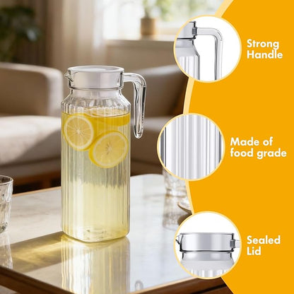 Didaey 4 Pcs Acrylic Water Pitcher - Image 3
