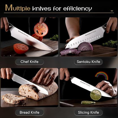 Astercook Knife Set, Kitchen Knives Set - Image 8