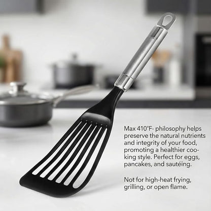 KSENDALO LFGB Certified Nylon Fish Spatula, Slotted Egg Turner - Image 4