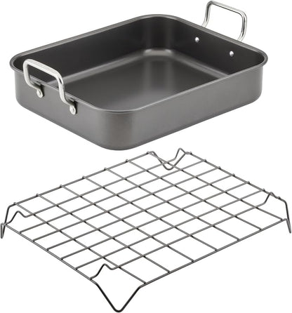 Rachael Ray Bakeware Nonstick Roaster/Roasting Pan - Image 12