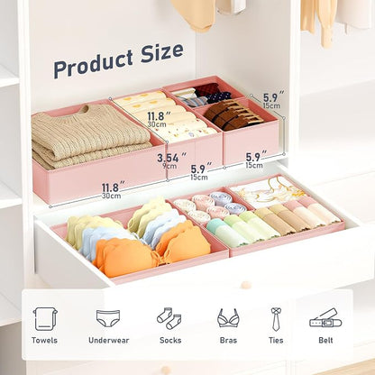 DIMJ Drawer Organizer Clothes Storage - Image 2