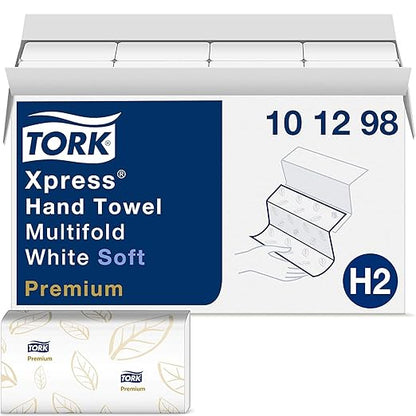 Tork Xpress Paper Towel Dispenser and Tork Extra Soft Multifold Hand Towels - Image 5