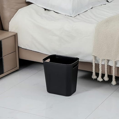 UUJOLY Plastic Small Trash Can Wastebasket, Garbage Container Basket - Image 4