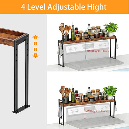 Spice Rack Shelf for Kitchen Stove, Over the Stove Shelf - Image 3