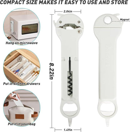 7 in 1 Jar Opener Bottle Opener and Wine Opener - Image 5