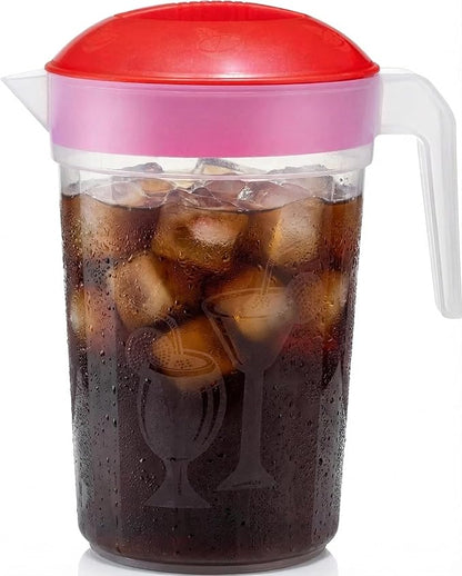 Tribello LARGE 1.3 Gallon Water Pitcher, Plastic Juice Pitcher by Tribello
