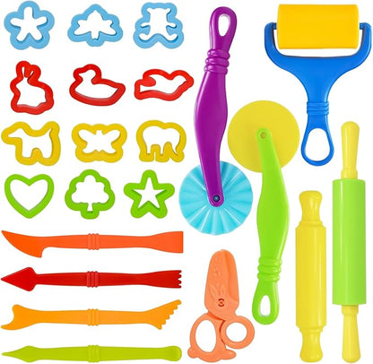 LCY WEDSHI Dough Tool Set, Dough Accessories Includes Cutters Roller, Rolling by LCYWEDSHI