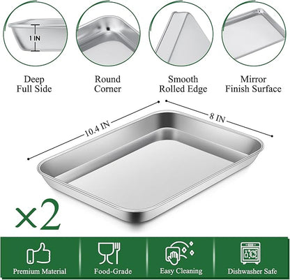 P&P CHEF 10.4 Inch Toaster Oven Pan - Image 2