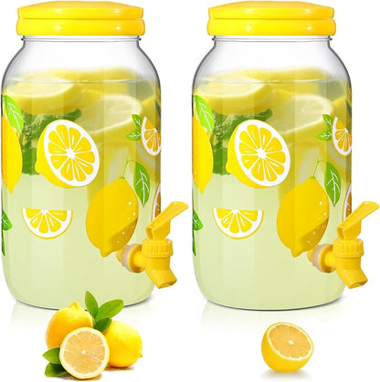 Havawish 2 Pcs 1 Gallon Plastic Beverage Dispenser - Image 8